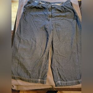 Ellos lightweight wide leg capris